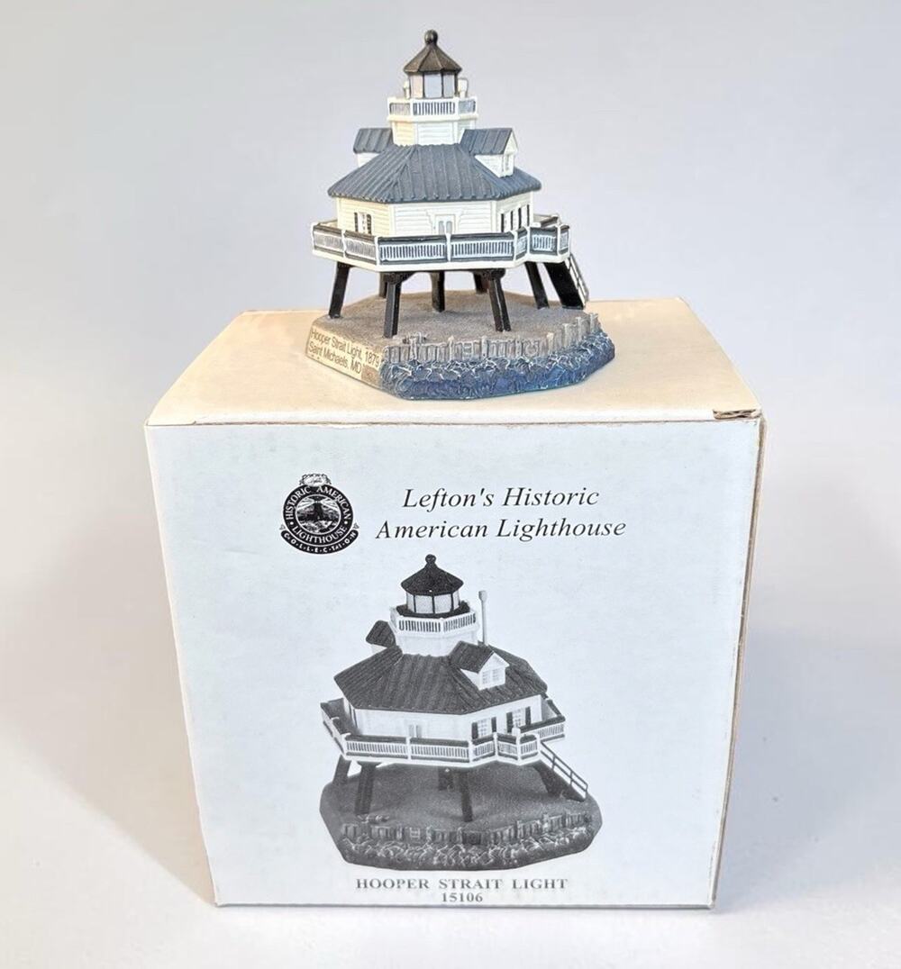 Lefton Hooper Strait Light Lighthouse 15106 St Michaels MD Historic American